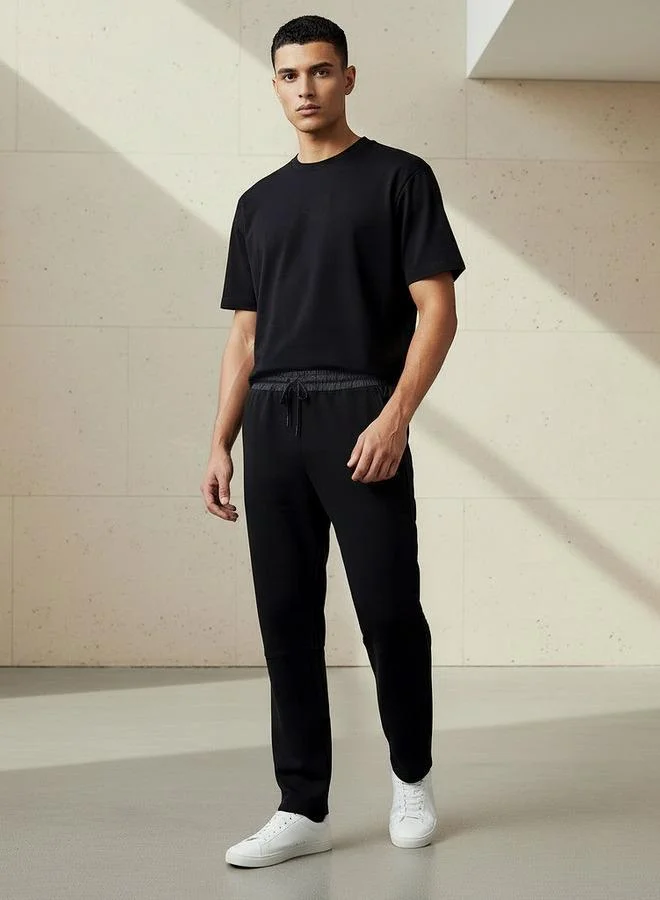 آكتف Men Regular Fit Joggers with Pockets